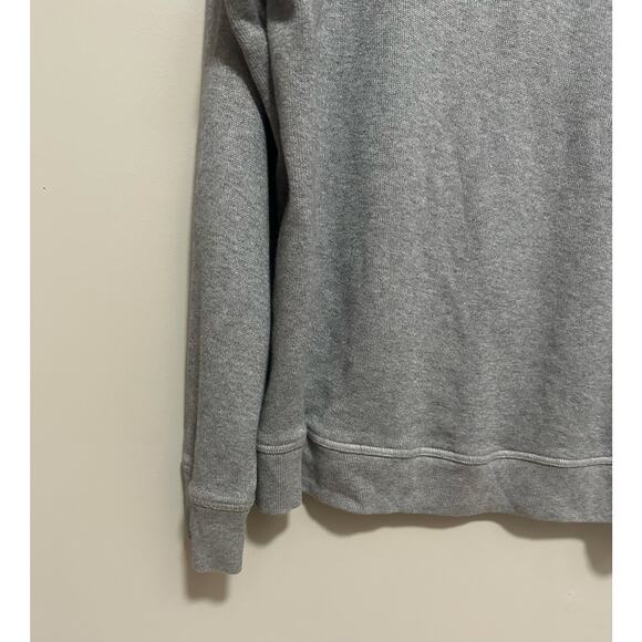 LL Bean 1/4 Zip Pullover Sweater Sweatshirt Mens Medium Regular Gray Traditional - Picture 4 of 6